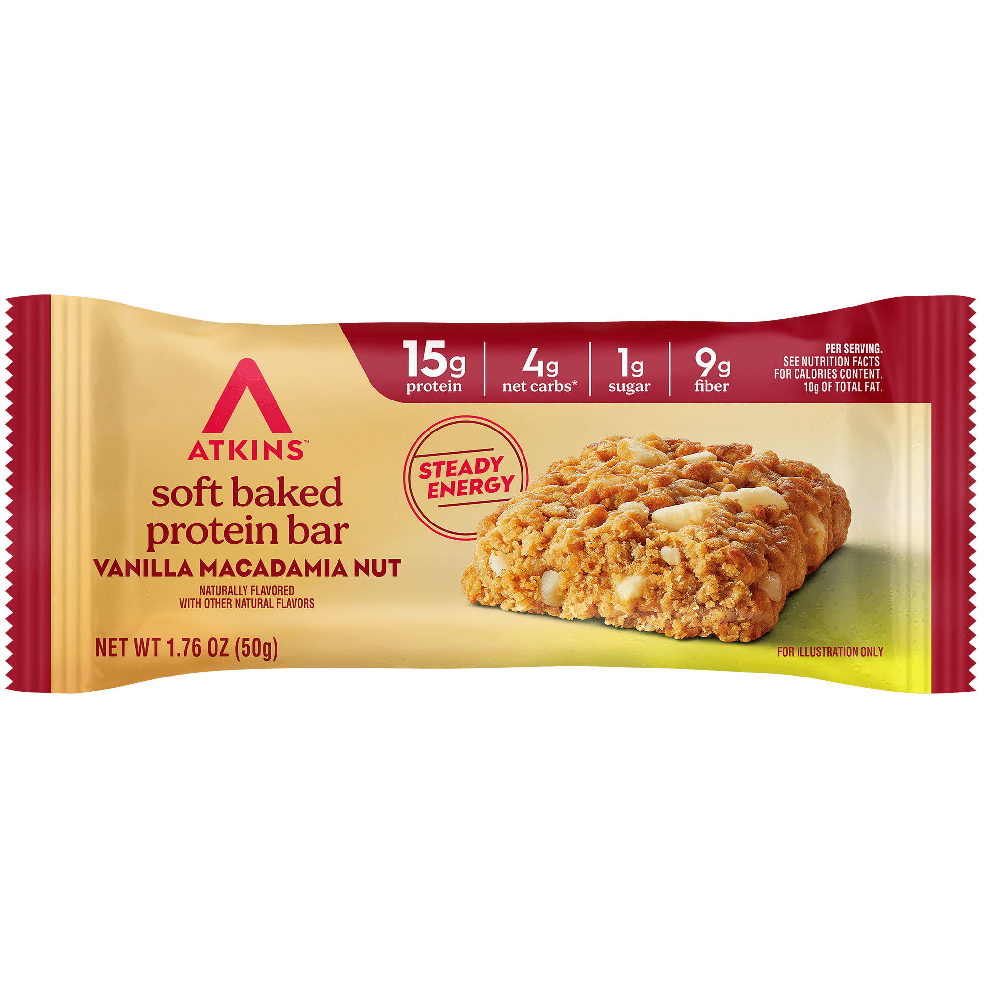 Vanilla Macadamia Nut High Protein Soft Baked Bars - Image 4