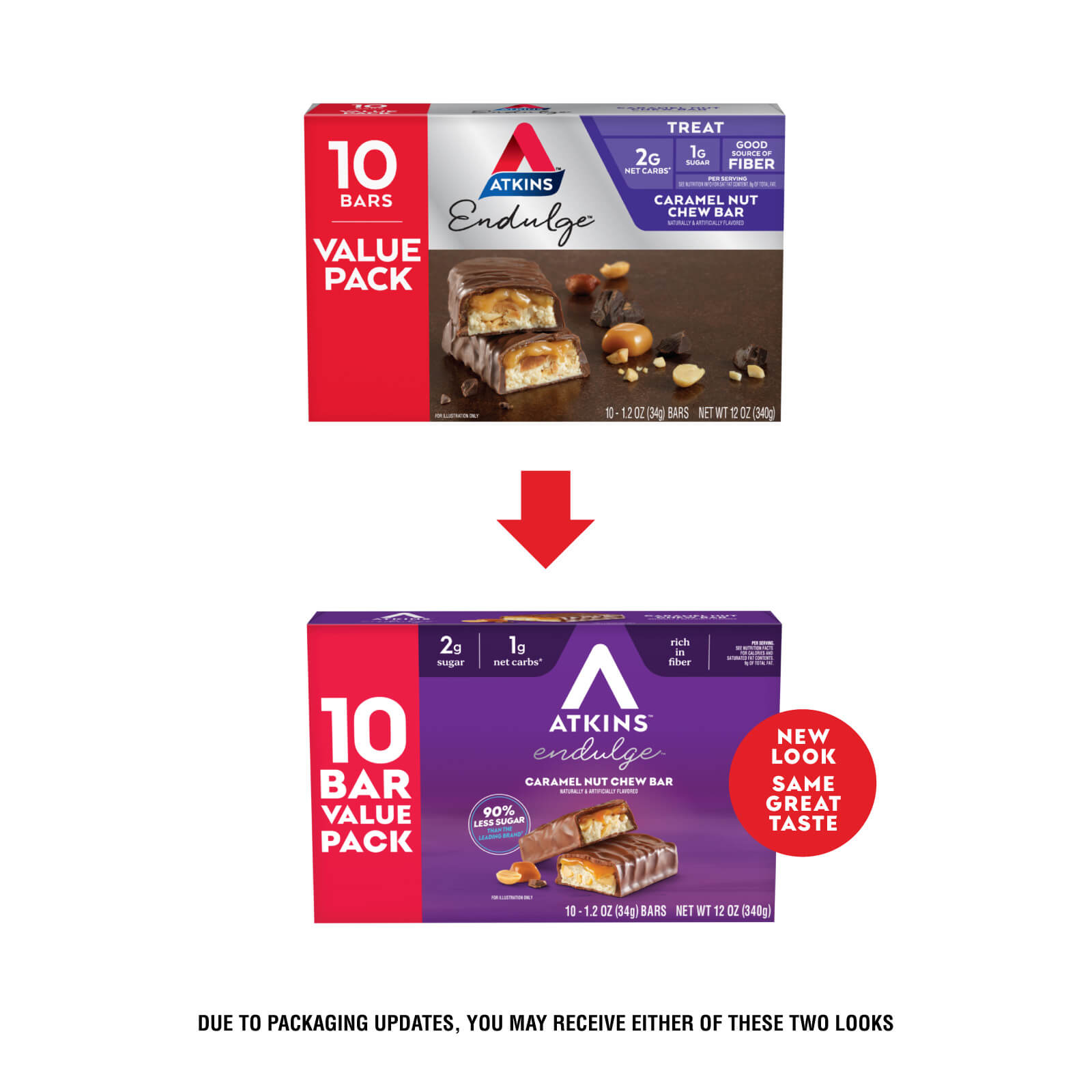 Endulge Caramel Nut Chew Bar - Image 9